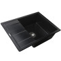 Гранитная мойка Mira ONZA черный 650 х 500 мм (000028782)