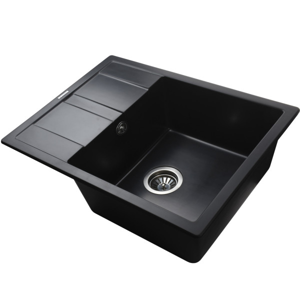 Гранитная мойка Mira ONZA черный 650 х 500 мм (000028782)