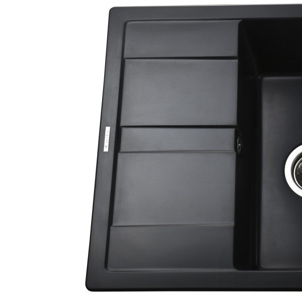 Гранитная мойка Mira ONZA черный 650 х 500 мм (000028782)