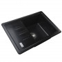 Гранітна мийка Mira MONTI чорний 620 х 435 мм (000028784)