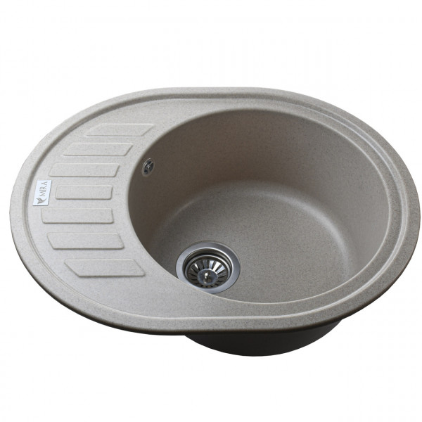 Гранитная мойка Mira ARNICA бежевый 620 х 500 мм (000028909)