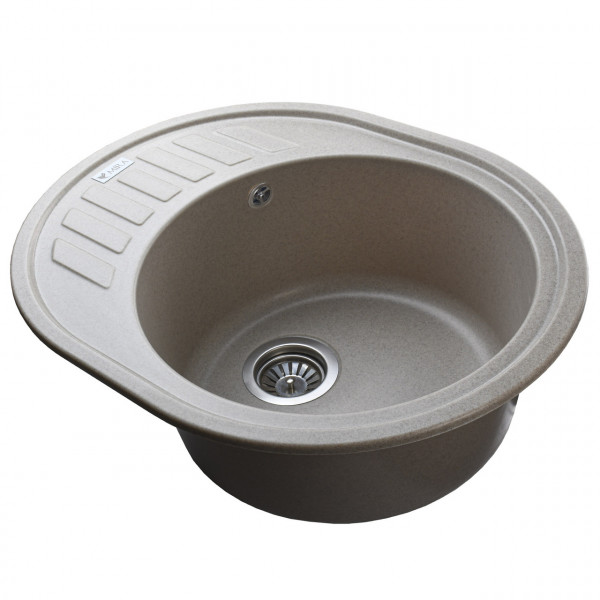 Гранитная мойка Mira ARNICA бежевый 620 х 500 мм (000028909)