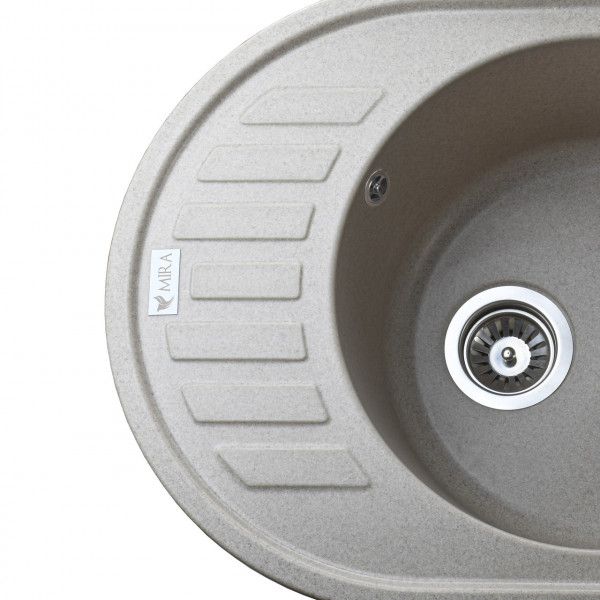 Гранитная мойка Mira ARNICA бежевый 620 х 500 мм (000028909)