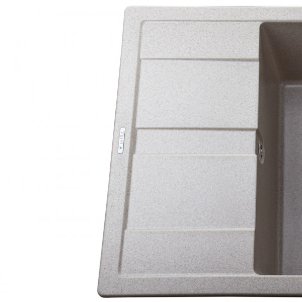 Гранитная мойка Mira ONZA бежевый 650 х 500 мм (000028912)