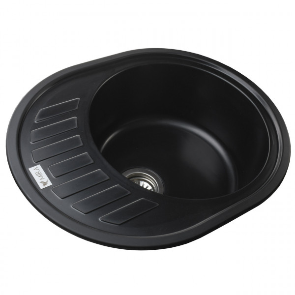 Гранитная мойка Mira ARNICA черный 620 х 500 мм (000028781)