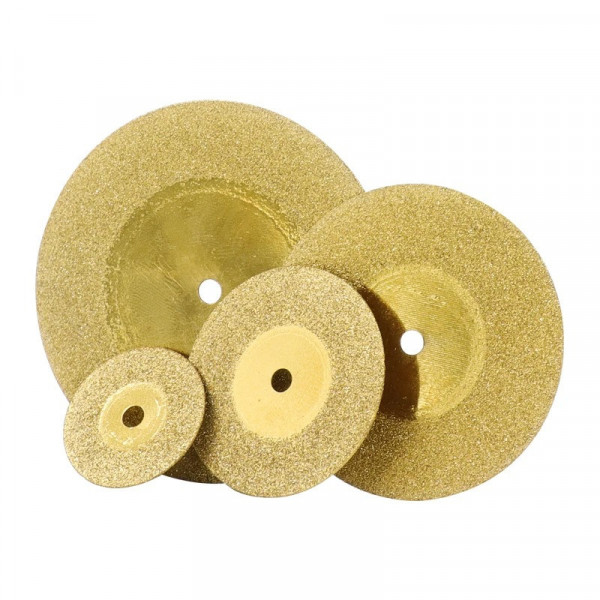 Круг отрезной алмазный (золотой) 40мм 10шт +2 штанги держатель (776868286)