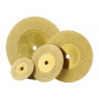 Круг отрезной алмазный (золотой) 60мм 10шт +2 штанги держатель (419675160)