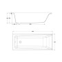 LORENA Ванна 170Х70 (8277) (000008277)