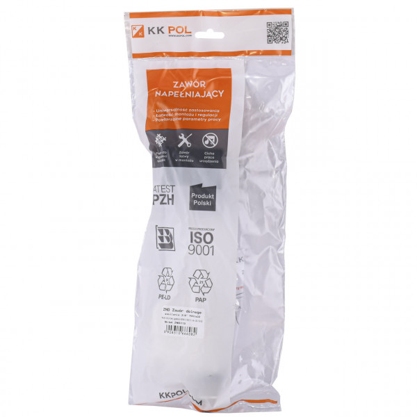 Клапан заполнения K.K.POL ZND/113- 3/8″ МО, нижн. латунь (000005707)