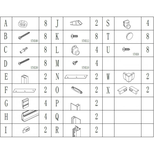 Душевая квадратная кабина без поддона ODRA N90TS.Line BRAVO (1уп.) (000028398)