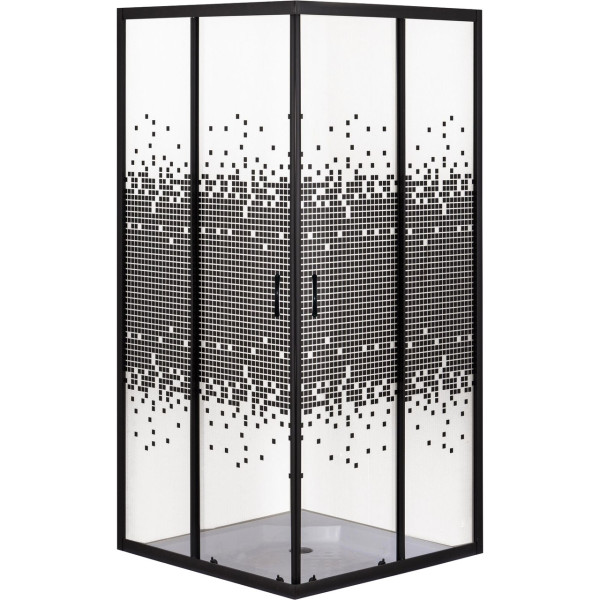 Душевая кабина квадратная без поддона ODRA N90TB.Mosaic BRAVO (1уп.) (000028400)