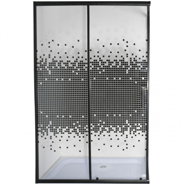Душова кабіна прямокутна без піддона NISA N120TB.Mosaic BRAVO (1уп.) (000028402)