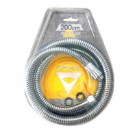 Шланг для душу TOPAZ TSH-6004-2,00м хром 200см посилений рухома гайка, Blister (000014259)