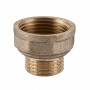 Переходник редукционный латунный 3/4″ВР х 1/2″НР штампованный А0603А VA