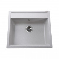 Гранітна мийка Globus Lux VOLTA перлина 570х510мм (000022417)