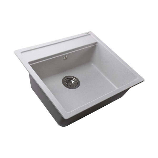 Гранітна мийка Globus Lux VOLTA перлина 570х510мм (000022417)