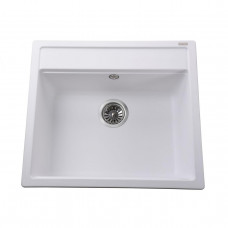 Гранітна мийка Globus Lux VOLTA білий 570х510мм-А0007 (000022443)