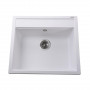 Гранітна мийка Globus Lux VOLTA білий 570х510мм-А0007 (000022443)