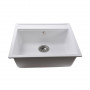 Гранітна мийка Globus Lux VOLTA білий 570х510мм-А0007 (000022443)