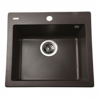 Гранітна мийка Globus Lux AOSTA коричневий 490x455мм-А0006 (000023572)