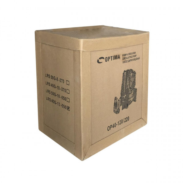 Насос циркуляційний Optima OP40-120 220мм + гайки + кабель з вилкою (000011556)