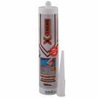 Герметик на силиконовой основе универсальный 280мл прозрачный, X-TREME (000029299)