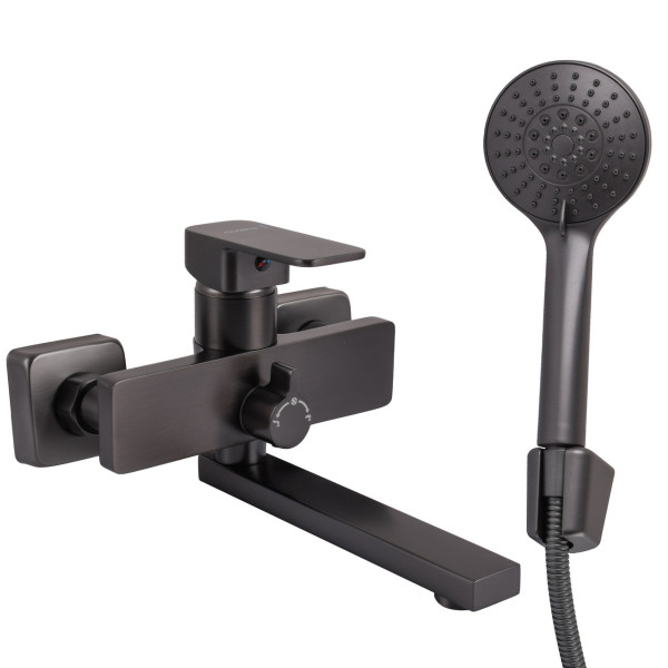 Смеситель для ванны Globus Lux Milano GLM-0102N-11-GRAPHITE (000027887)