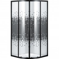 Душевая кабина полукруглая без поддона WISLA N90TB.Mosaic BRAVO (1уп.) (000028397)