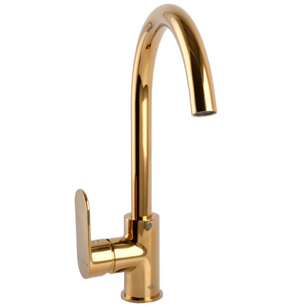 Змішувач для кухні TOPAZ BARTS TB 07403-H36-AU боковий S- D35 шланги 45см золото PVD (000020986)