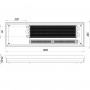 Конвектор ТС80-1250/265-LUX-4wbl (з решіткою) (000027257)