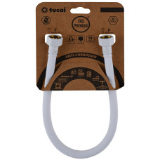 Шланг водяний TUCAI TAQ PREMIUM GRIF 1/2″x1/2″ BВ 0,4м.АНТИКОР. ACB HG-1212-400 (Білий Мат) 209972 (000029279)