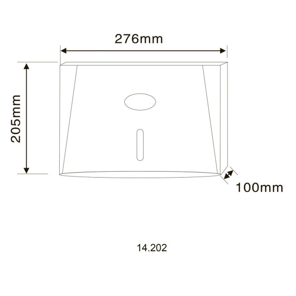Диспенсер паперових рушників HOTEC 14.202 ABS (000020514)