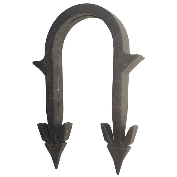 Такерна гарпун-скоба для кріплення труби теплої підлоги Ø16-20 довжина 45мм чорна (300шт) (000024479)