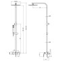 Душевая система TOPAZ ODISS TO 18802-H66 (000028618)