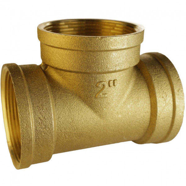 Трійник латунний 2″ВР х 2″ВР х 2″ВР ливарний А0238А VA (000028663)