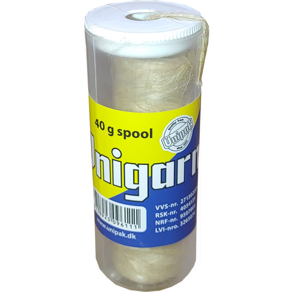 Пакля, лен сантехнический Unigarn 40г UNIPAK без маркировки (катушка) (000029053)