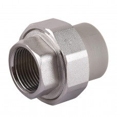 Муфта разборная внутр.резьба (латунь) PPR Vsplast 40х1 1/4'' 1017 (000003133)