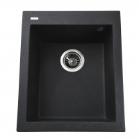 Гранітна мийка Globus Lux LAMA графіт 410х500мм-А0001 (000010602)