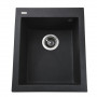 Гранітна мийка Globus Lux LAMA графіт 410х500мм-А0001 (000010602)