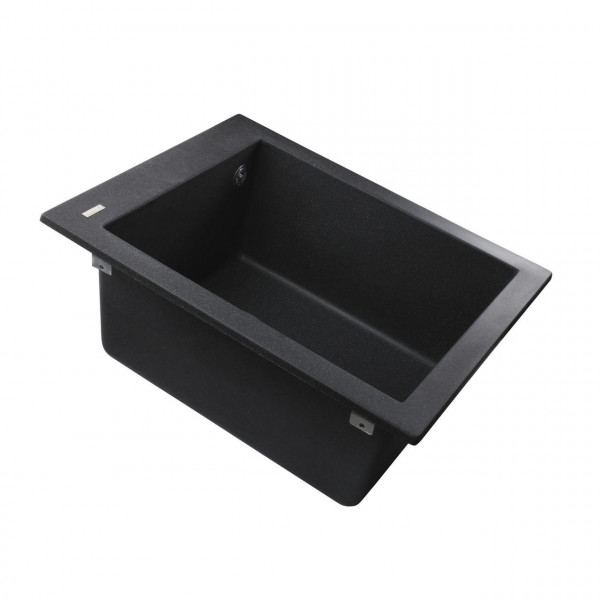 Гранітна мийка Globus Lux LAMA графіт 410х500мм-А0001 (000010602)