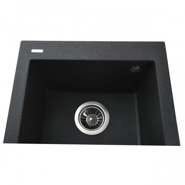 Гранітна мийка Globus Lux LAMA графіт 410х500мм-А0001 (000010602)
