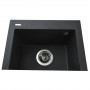 Гранітна мийка Globus Lux LAMA графіт 410х500мм-А0001 (000010602)