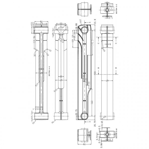Радіатор біметалевий секційний ENERGO BILIGHT 500/80 (000013646)