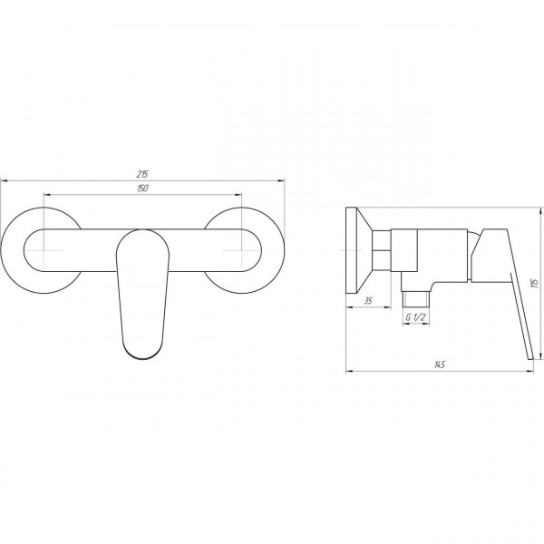 Смеситель для душа TOPAZ ZARA TZ 13705-H37 (000014251)