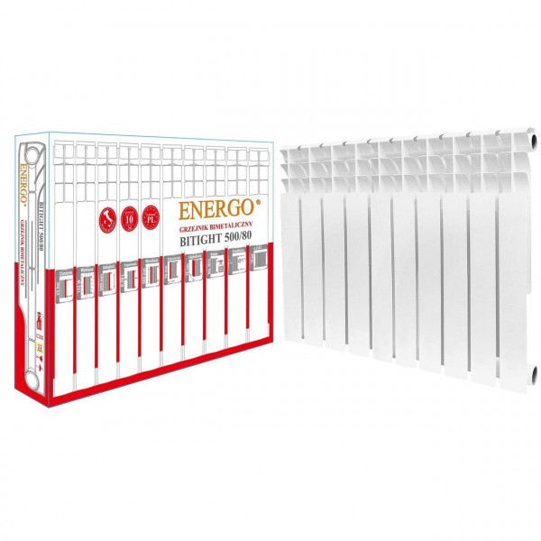Радіатор біметалевий секційний ENERGO BITIGHT 500/80 (кратно 10) (000016866)