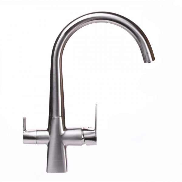 Змішувач для кухні під осмос Globus Lux LAZER GLLR-0999-8-STSTEEL (000019257)