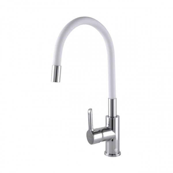 Смеситель для кухни DOMINO PRESTIGE DPS-203SLR-WHITE (000022594)