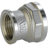 Муфта редукційна нікельована 3/4″ВР х 1/2″ВР штампована полегшена А0306А(нк) VA (000024914)