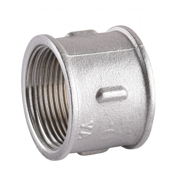 Муфта никелированная 1 1/4″ВР х 1 1/4″ВР литейная А0308А(нк) VA (000025089)