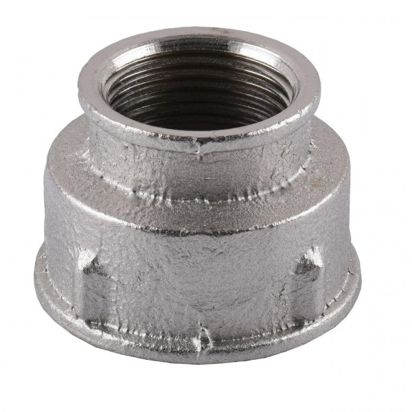 Муфта редукційна нікельована 1 1/2″ВР х 1″ВР ливарна А0309А(нк) VA (000025092)